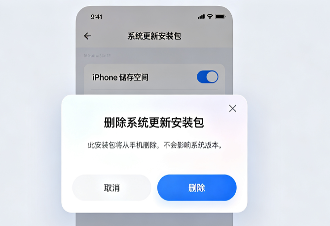 iOS 更新残留安装包清理 - 苹果派