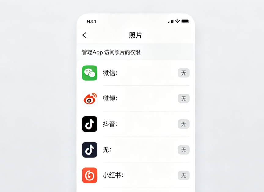 iPhone 相册 APP 权限关闭 - 苹果派