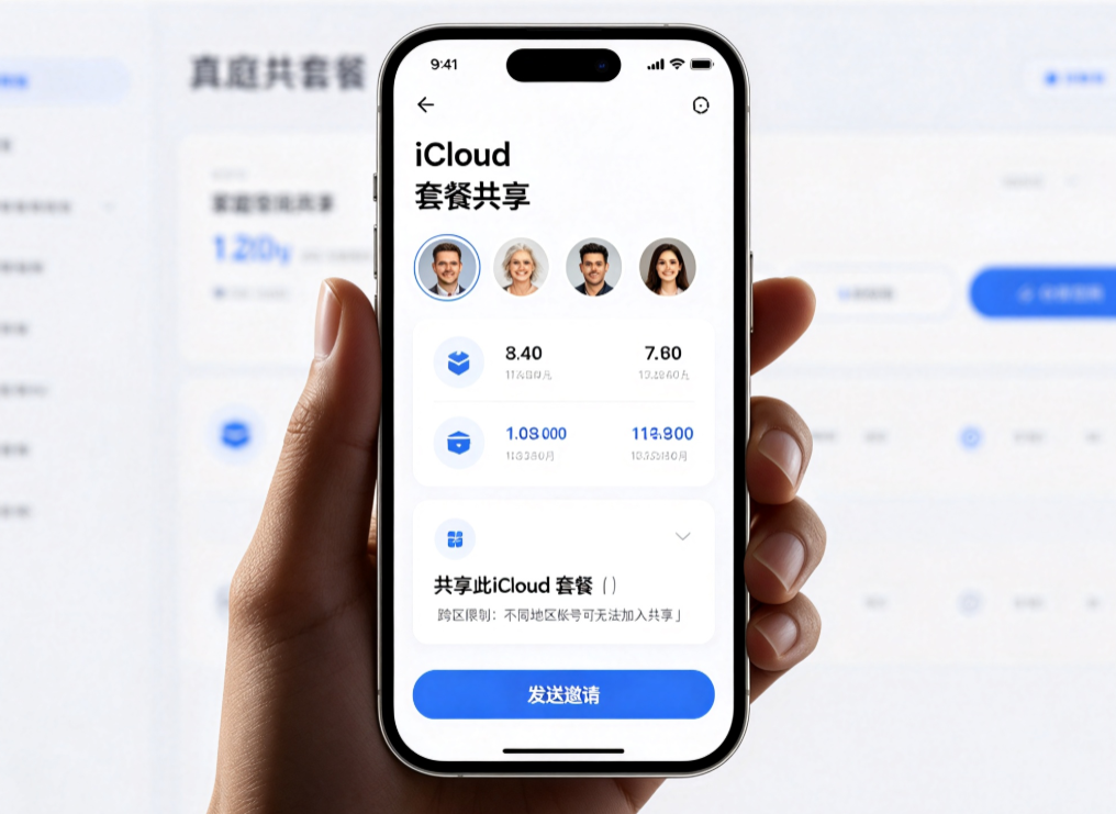 苹果外服 id 家庭共享 iCloud 与音乐跨区共享规则详解