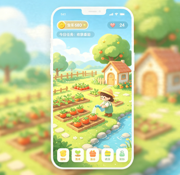 iOS治愈休闲手游实拍 - 苹果派