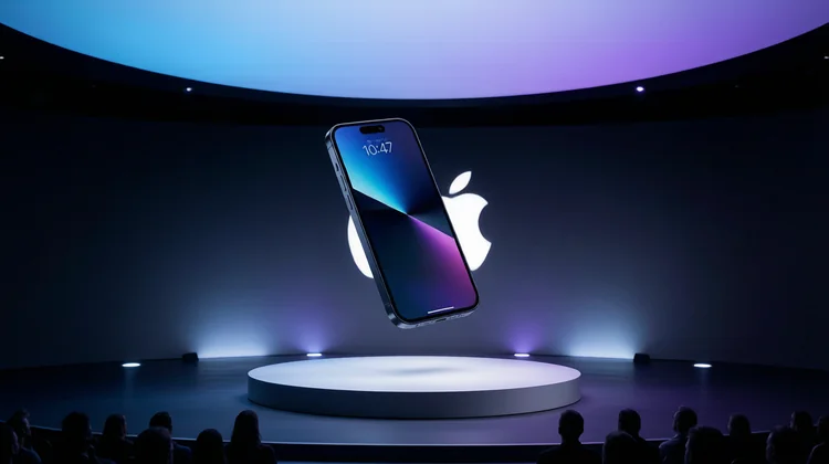 iPhone新机发布会产品宣传海报配图_苹果派