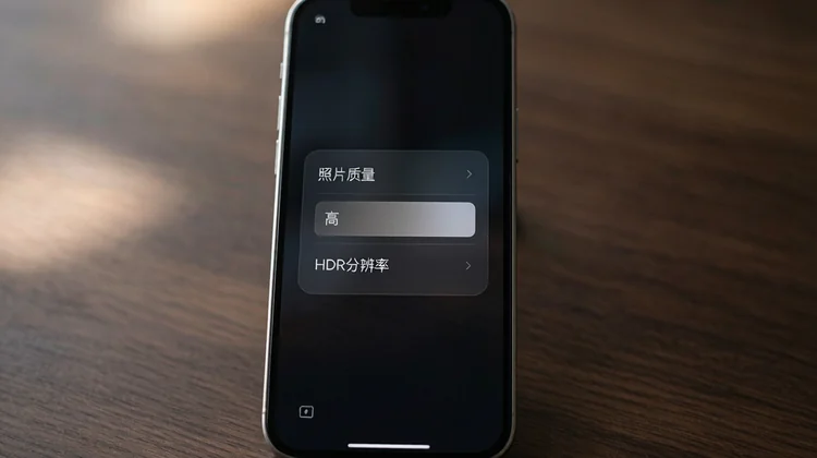 iPhone拍照清晰度 iPhone展示相机设置优化界面 苹果派