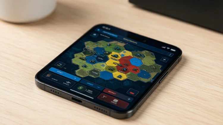 iOS策略游戏 iPhone战棋界面 苹果派