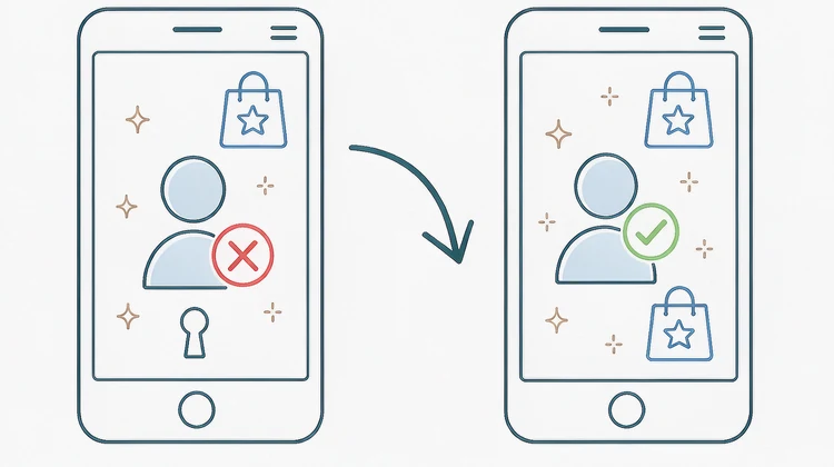 外区Apple ID退出重登App Store的操作顺序示意图 苹果派