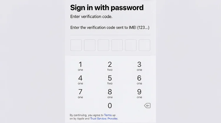 Apple ID无法登录 验证码输入界面 苹果派