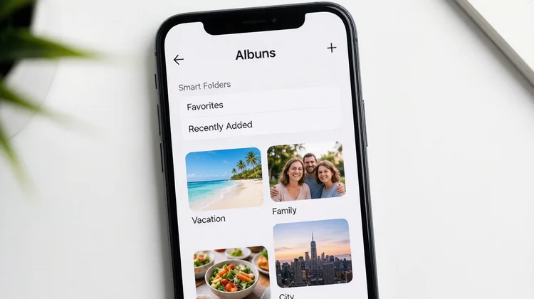 iPhone相册智能分类相簿列表界面截图 苹果派