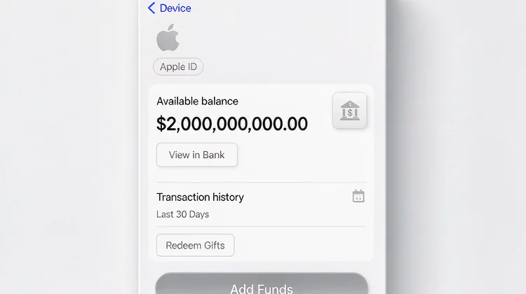 海外Apple ID App Store余额页面 苹果派