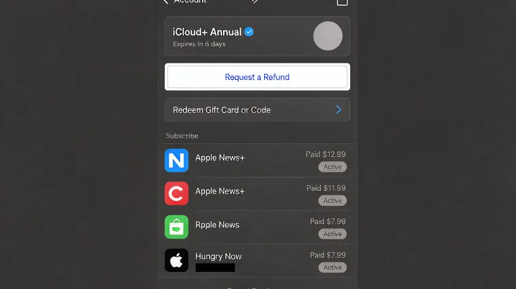App Store申请退款页面 iPhone订阅退款 苹果派
