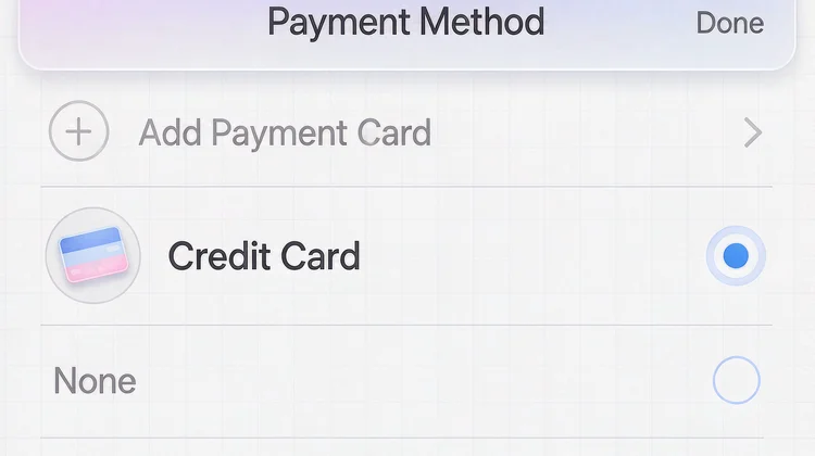Apple ID 付款方式选择 - 苹果派