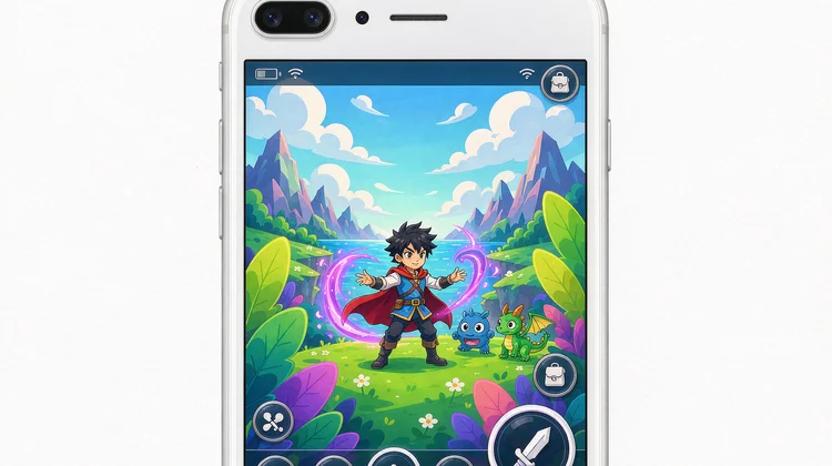 iOS RPG 游戏画面 - 苹果派