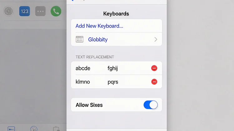 iPhone 文本替换设置 - 苹果派