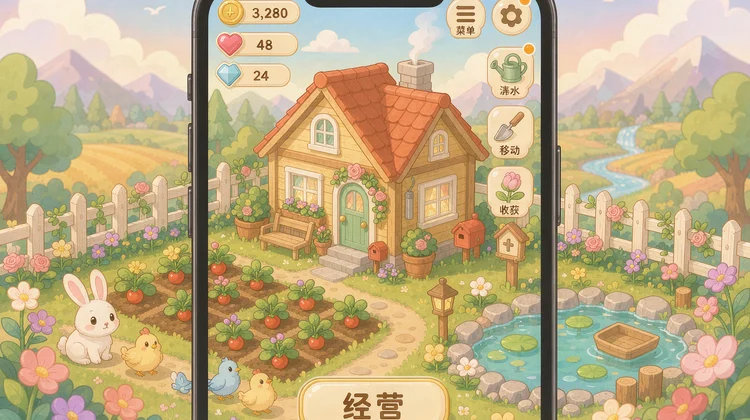 iOS 治愈系休闲游戏温馨小屋 - 苹果派