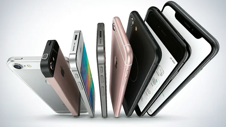 多代 iPhone 机型并列 - 苹果派