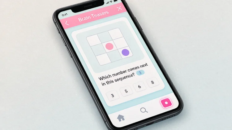 iOS 脑力解谜界面 - 苹果派