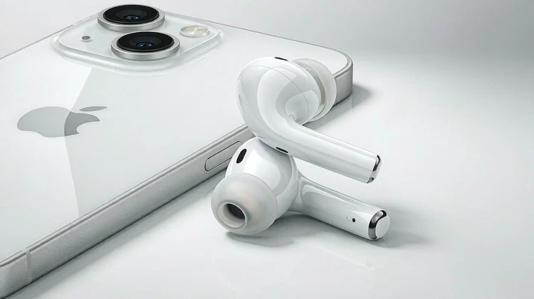 AirPods Pro 3 与 iPhone 同框 - 苹果派